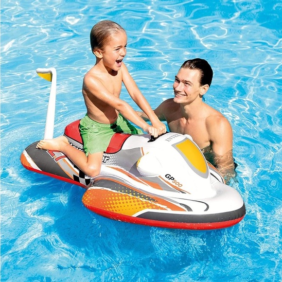Intex Ride-On Wave Rider Inflatable Pool Float 46" X 30 1/2 Age 3+ - Picture 2 of 9